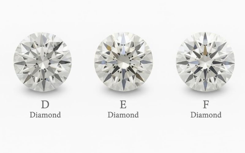 Nước D – E – F đều nằm trong nhóm "Colorless"