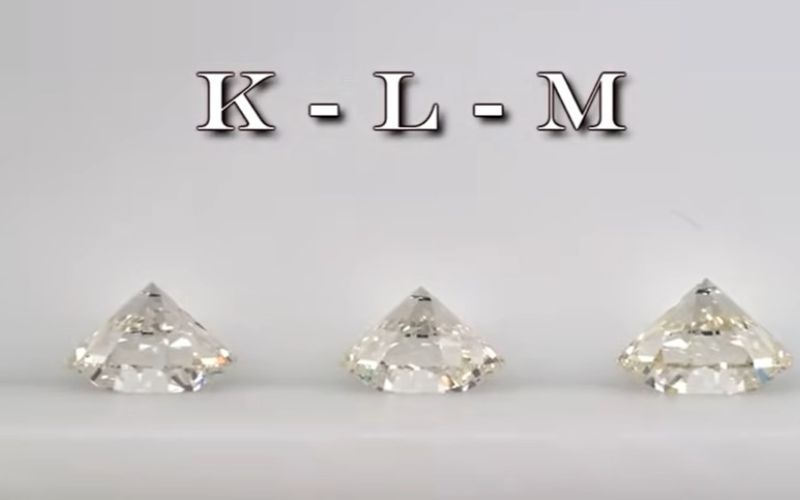Nhóm kim cương màu vàng nhạt K, L, M