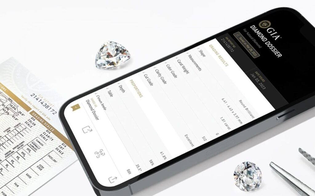 Tra cứu giấy kiểm định GIA trên website chính thức của GIA