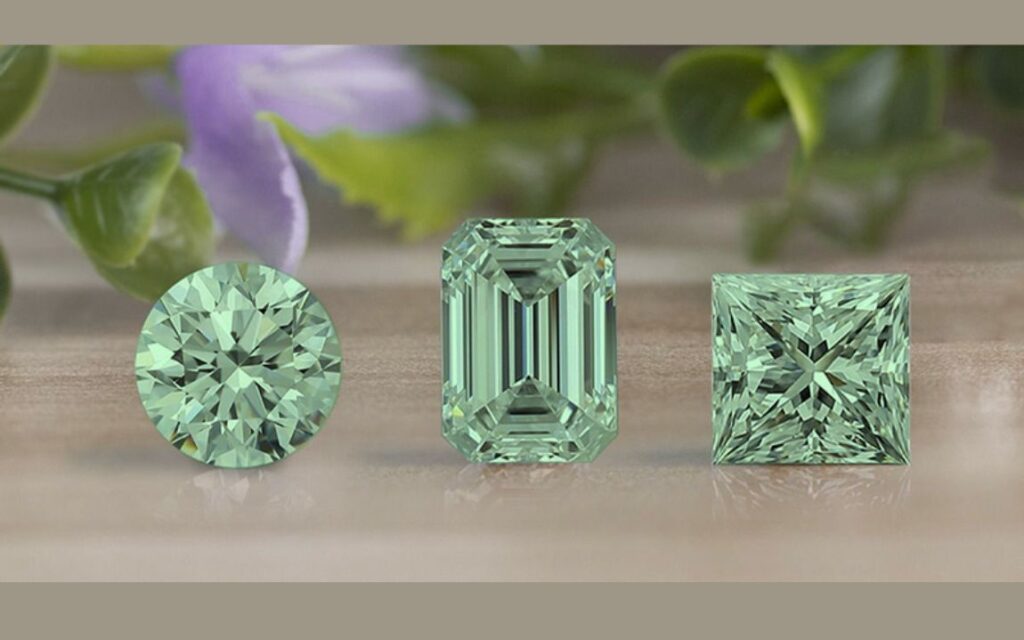 Giác cắt Cushion, Radiant và Pear giúp tối ưu sắc xanh và bảo tồn lớp vỏ màu mỏng manh