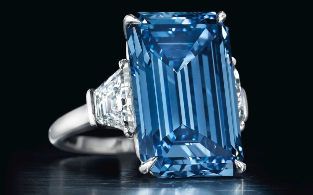 Nhẫn Kim Cương Oppenheimer Blue